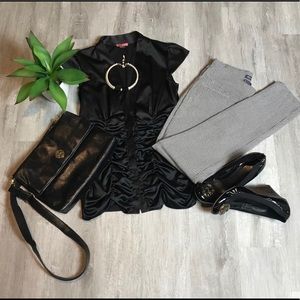 Maxrave Black Sexy Blouse